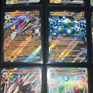 Pokemon Garchomp and Mamoswine EX Cards - Gold and Blue ETC..